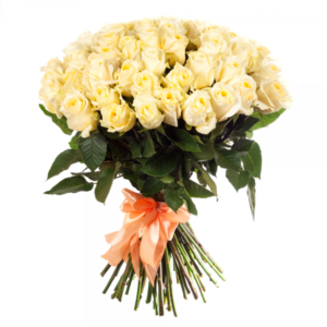 Bouquet Majesté Crème – 41 Roses d'Exception