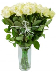 Bouquet "Pureté Royale" – Roses Blanches Premium